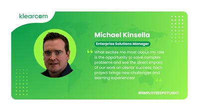 Employee Spotlight: Michael Kinsella