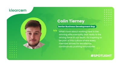 Employee Spotlight: Colin Tierney