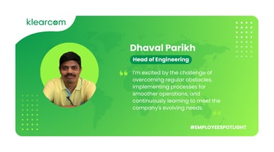 Employee Spotlight: Dhaval Parikh