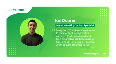 Employee Spotlight: Ian Dunne