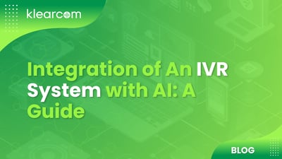 Integration of An IVR System with AI: A Guide