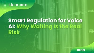 Smart Regulation for Voice AI: Why Waiting Is the Real Risk